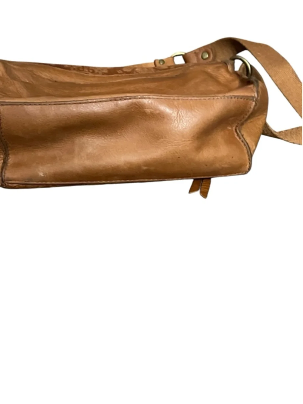 The Sak Brown Embossed Leather Crossbody Bag One Size - Picture 9 of 16